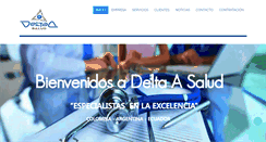 Desktop Screenshot of deltaasalud.com